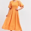 Alessandra Claudia Dress - Marigold