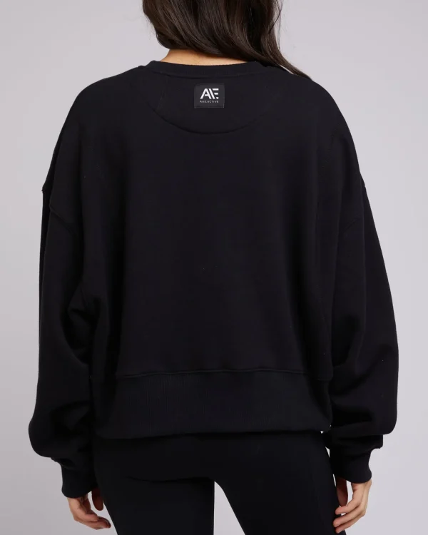 All About Eve Active Tonal Sweater - Black