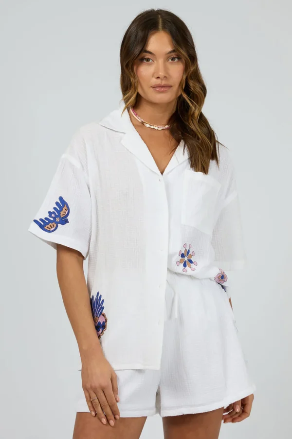 All About Eve Daria Shirt - White