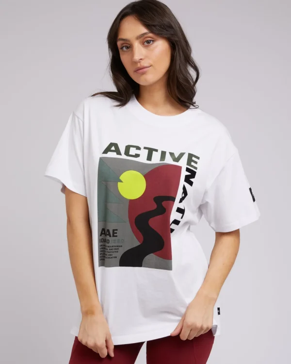 All About Eve National Tee - Vintage White