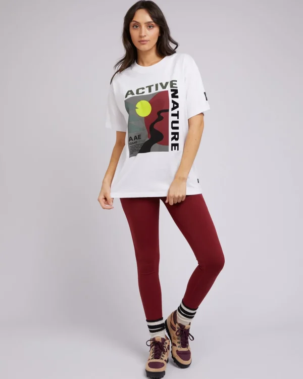 All About Eve National Tee - Vintage White