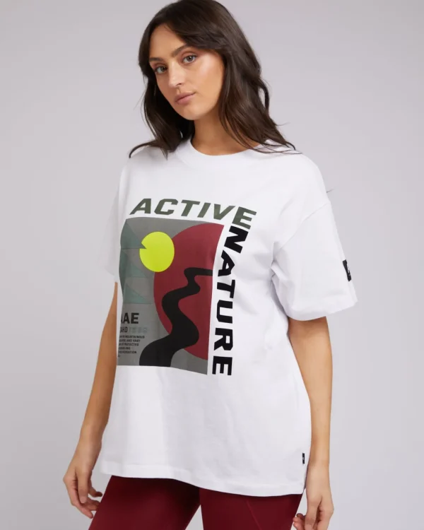 All About Eve National Tee - Vintage White