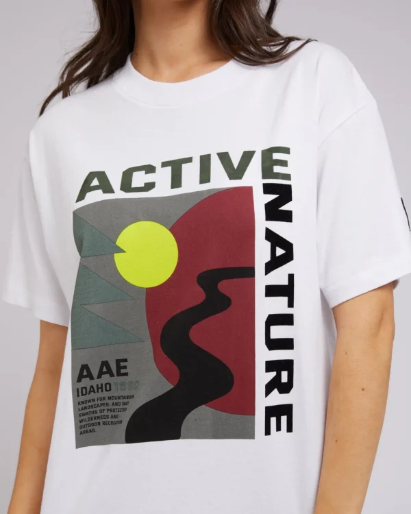 All About Eve National Tee - Vintage White