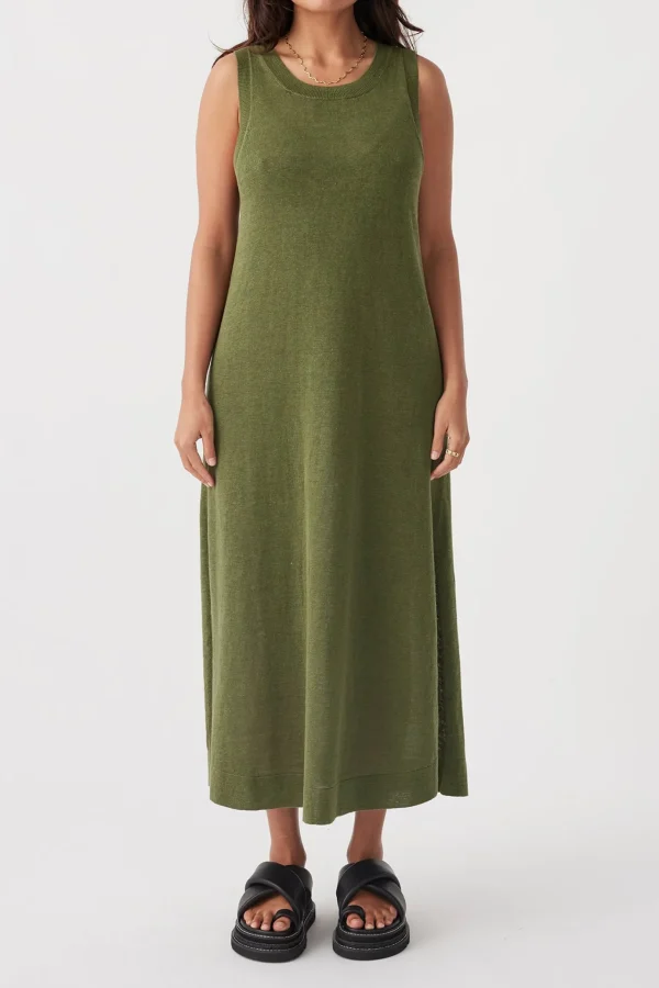 ARCAA Brie Long Dress - Caper