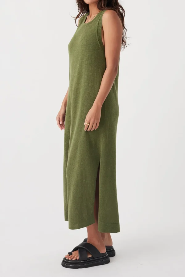 ARCAA Brie Long Dress - Caper