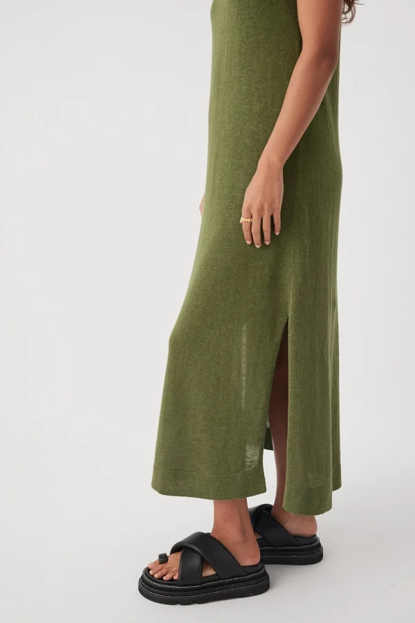 ARCAA Brie Long Dress - Caper