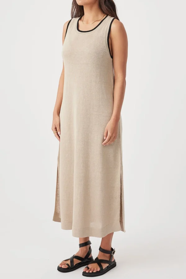 ARCAA Brie Long Dress - Taupe