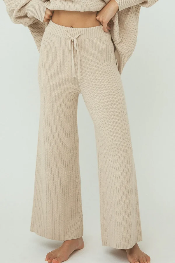 ARCAA Vera Knit Pants - Sand