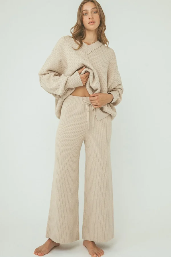 ARCAA Vera Knit Pants - Sand