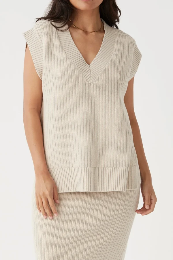 ARCAA Vera Knit Vest - Sand