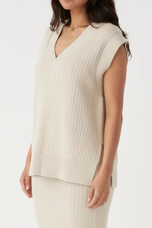 ARCAA Vera Knit Vest - Sand