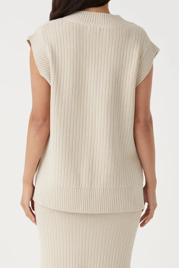 ARCAA Vera Knit Vest - Sand