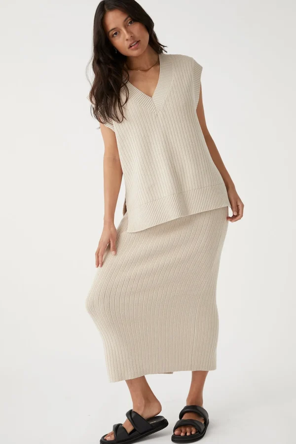 ARCAA Vera Knit Vest - Sand