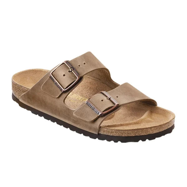 Birkenstock Arizona Tabacco Brown Oiled Leather - Narrow