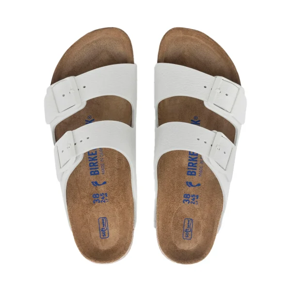 Birkenstock Arizona White Smooth Leather - Narrow