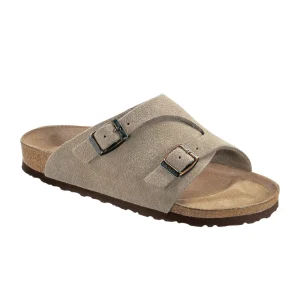 Birkenstock Zurich Taupe Suede Leather - Narrow