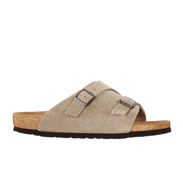 Birkenstock Zurich Taupe Suede Leather - Narrow