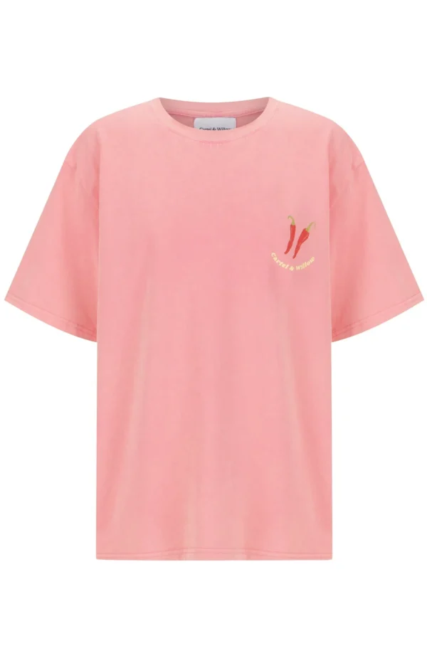 Cartel & Willow Hot Summer Tee - Pink/Hot Summer Print