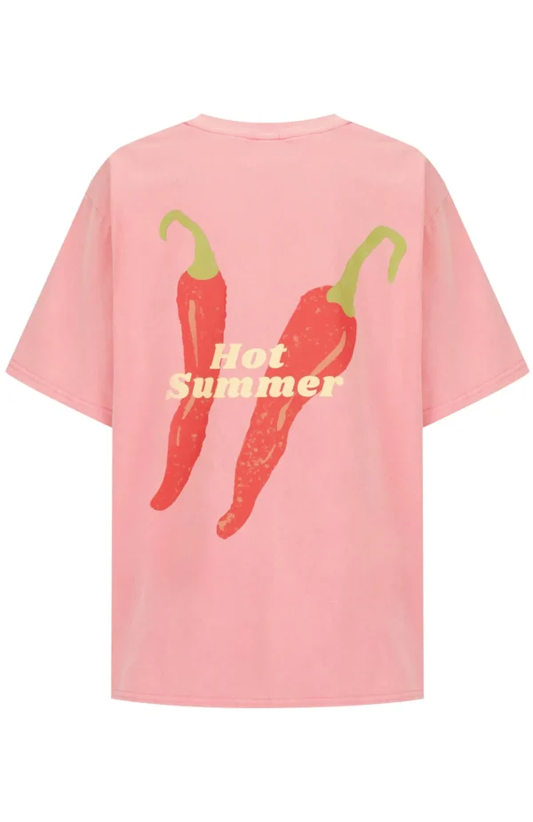 Cartel & Willow Hot Summer Tee - Pink/Hot Summer Print