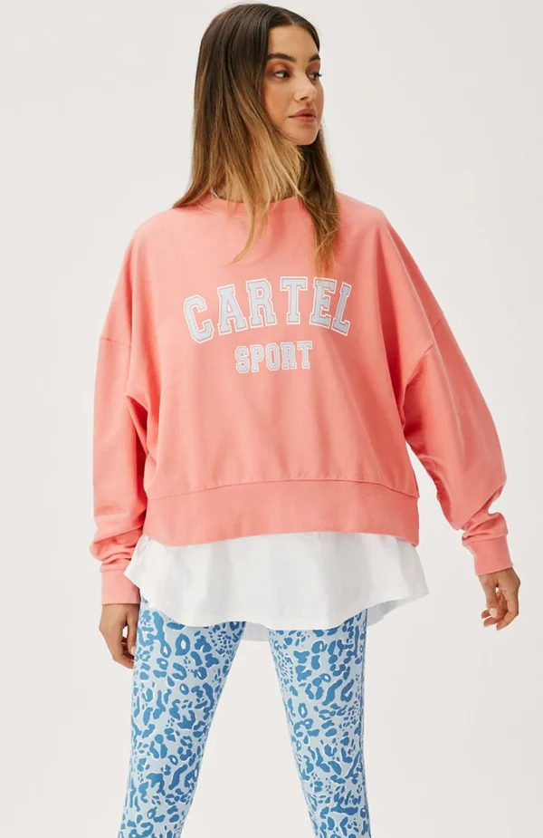 Cartel & Willow Ivie Sweater - Guava