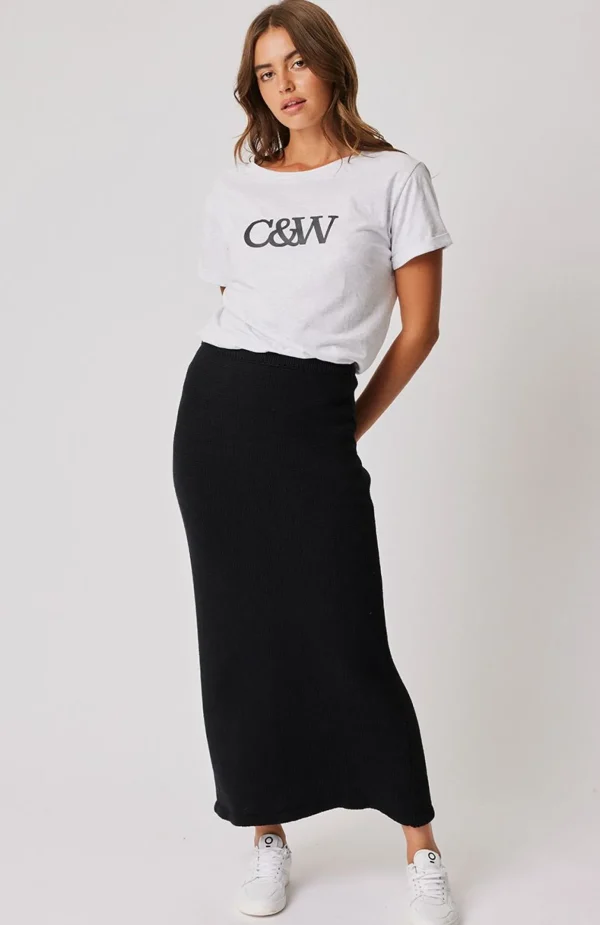 Cartel & Willow Sammie Knit Skirt - Black