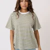 Cartel & Willow Sophie Tee - Palm Stripe