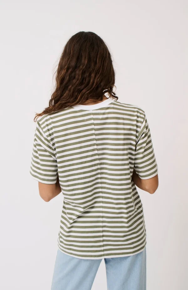 Cartel & Willow Sophie Tee - Palm Stripe