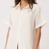 Cartel & Willow Tully Shirt - White Broderie