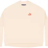 Castle and Things Hey Hello Box Sweater - Cream