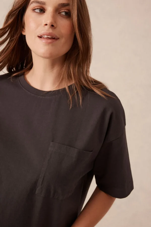 Ceres Life Boxy Pocket Tee- Phantom