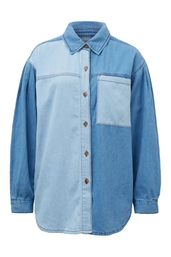 Ceres Life Long Sleeve Denim Shirt - Indigo