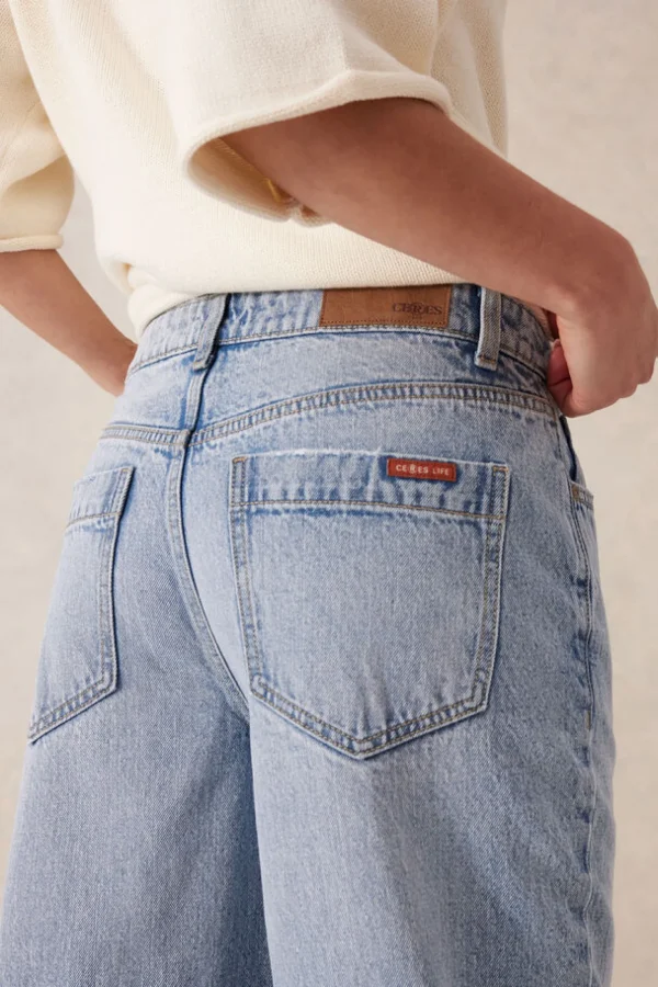 Ceres Life Loose Straight Jean - Vintage Blue