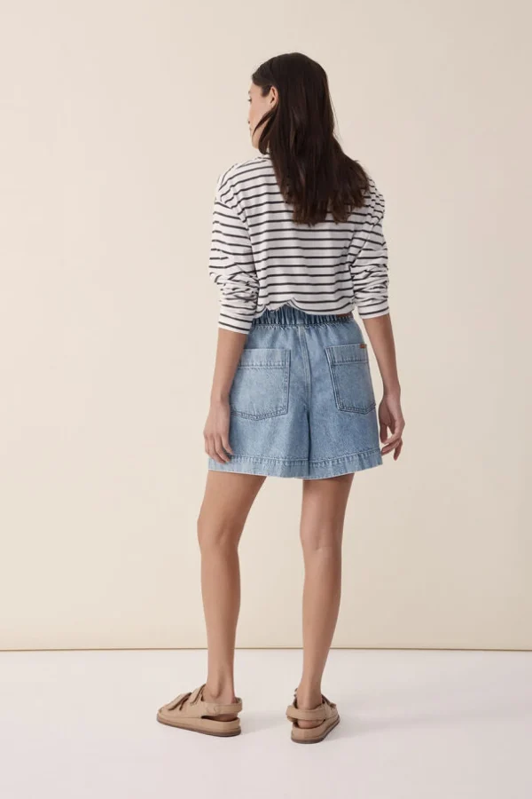 Ceres Life Relaxed Everyday Short - Vintage Blue Denim