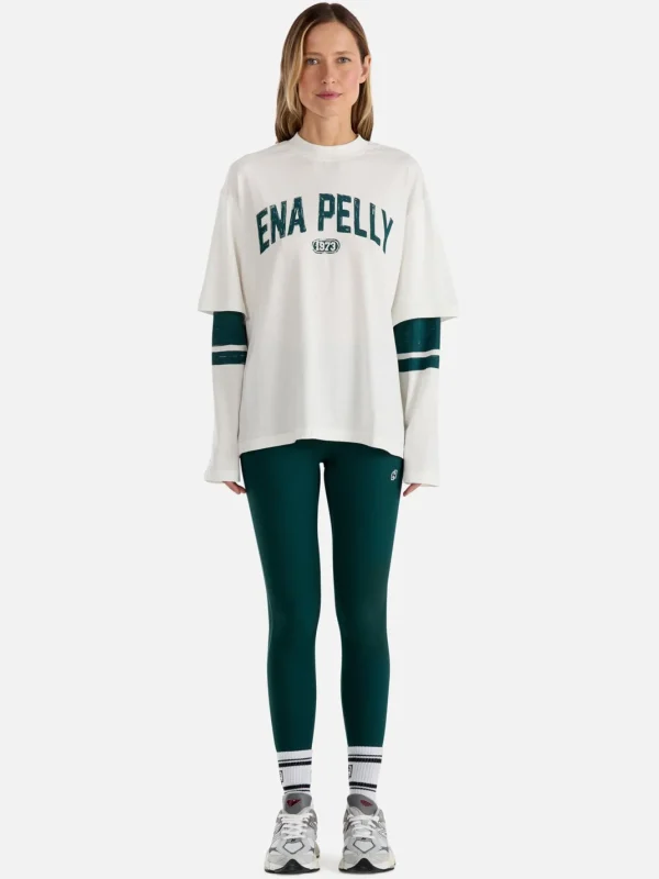 Ena Pelly 73 Long Sleeve Tee - Vintage White