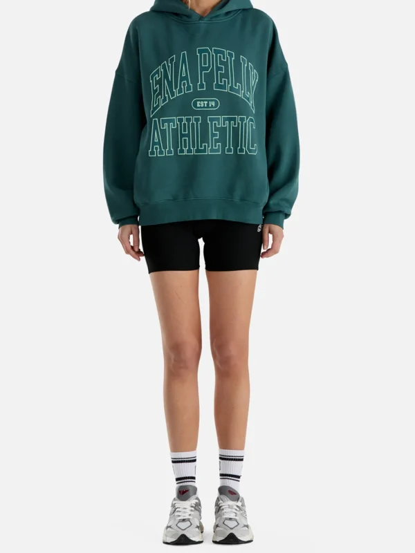 Ena Pelly Athletic Hoodie - Jade