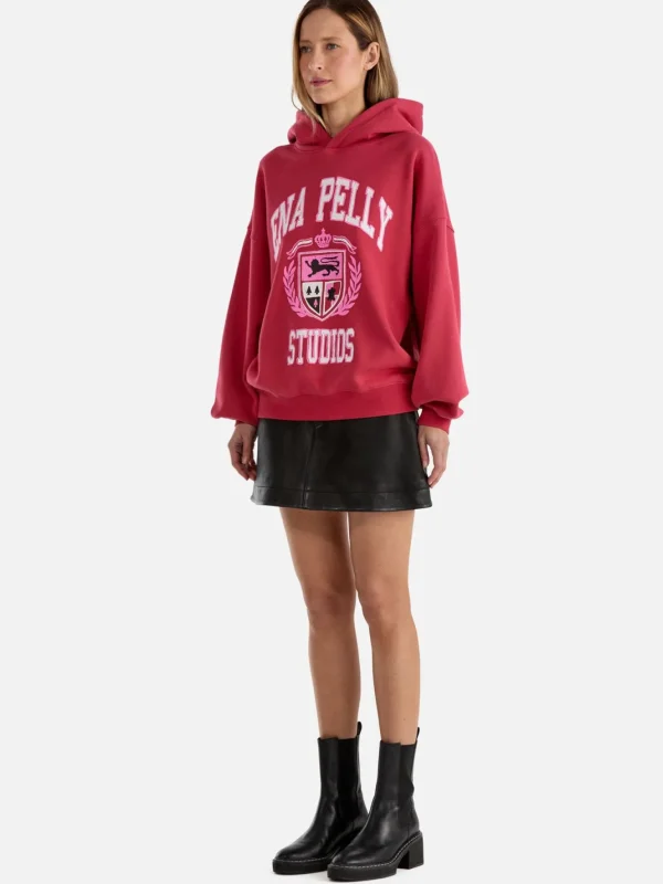 Ena Pelly Brooke Oversized Hoodie DIY Studios - Poppy Red