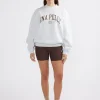 Ena Pelly Classic Collegiate Sweatshirt - White Marle