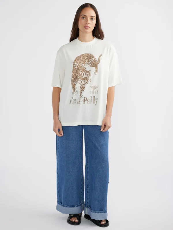 Ena Pelly Jaguar Tee - Vintage White