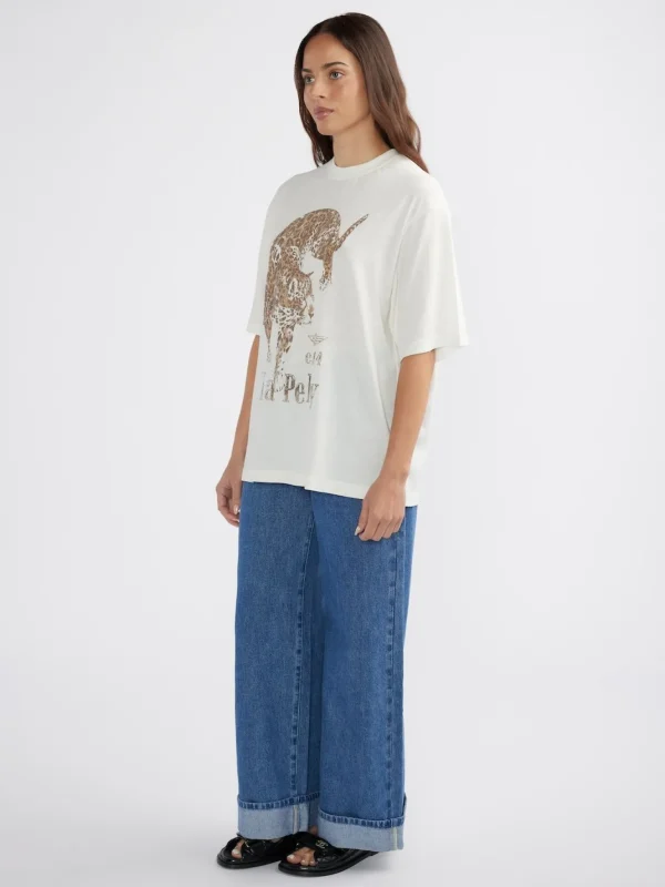 Ena Pelly Jaguar Tee - Vintage White