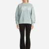 Ena Pelly Lilly Oversized Sweater City - Seafoam Wash