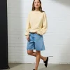 Ena Pelly Vintage Sport Sweatshirt - Lemon