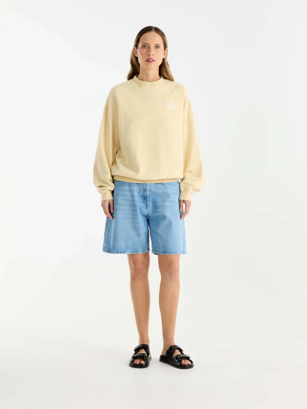 Ena Pelly Vintage Sport Sweatshirt - Lemon