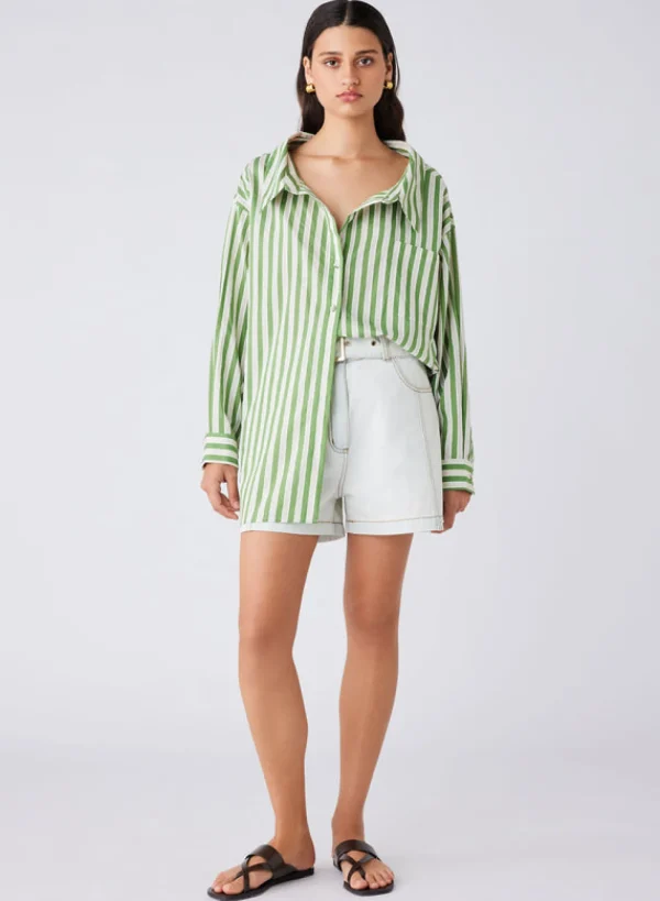 Esmaee Infinity Shirt - Fern Stripe