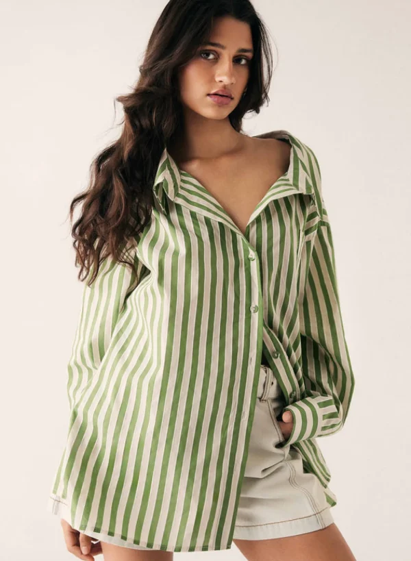 Esmaee Infinity Shirt - Fern Stripe