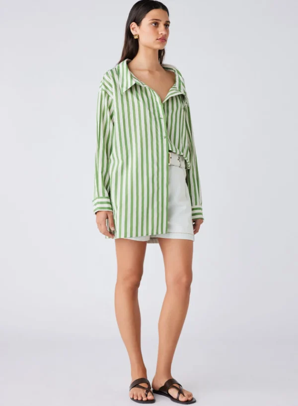 Esmaee Infinity Shirt - Fern Stripe