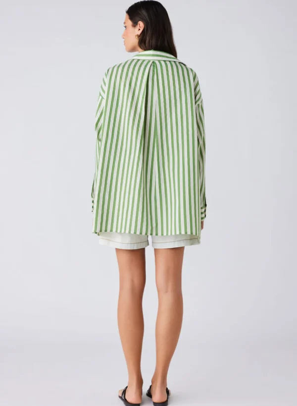 Esmaee Infinity Shirt - Fern Stripe