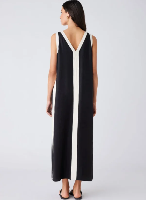 Esmaee Monochrome Dress - Black/Cream