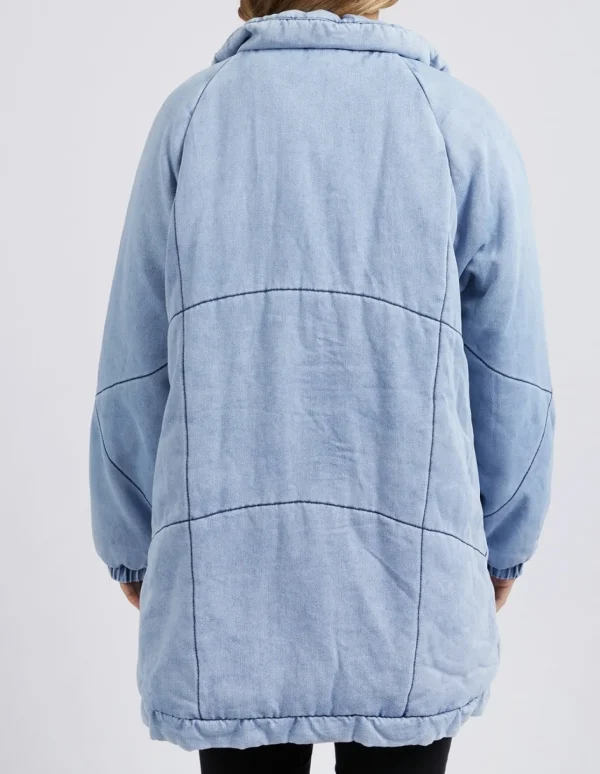 Foxwood Rosalee Longline Jacket - Light Blue