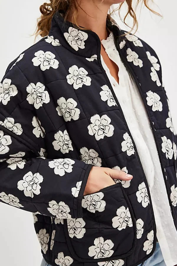 Free People Chloe Jacket - Night Blooms