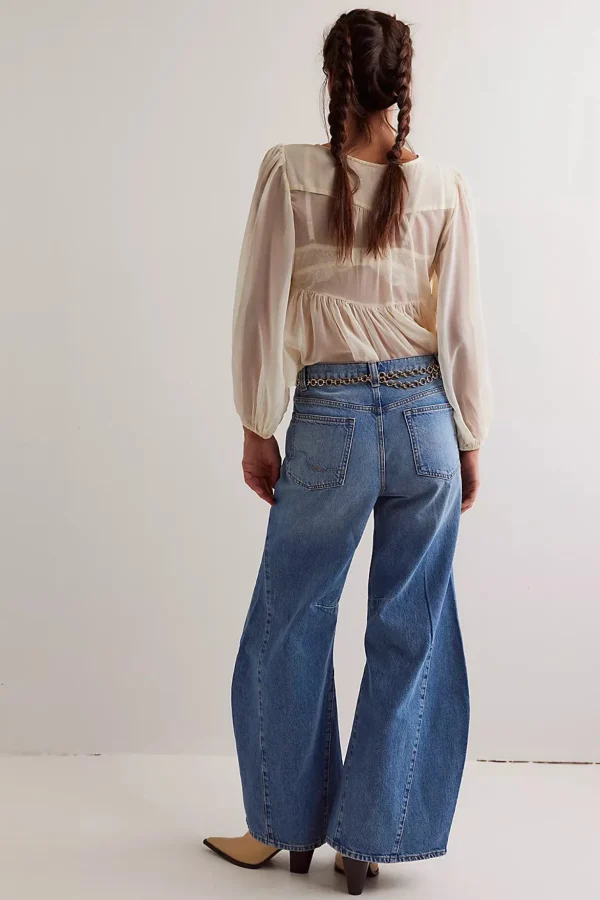 Free People Eden High Slouchy Jean - Homefree